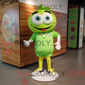 Mascot character of a Lime...