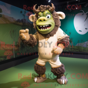 Personagem de máscara de um...