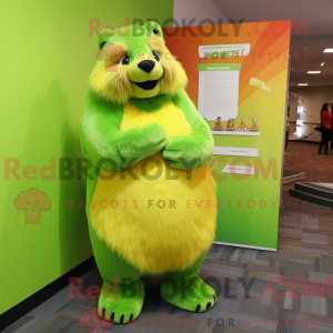 Mascot character of a Lime...