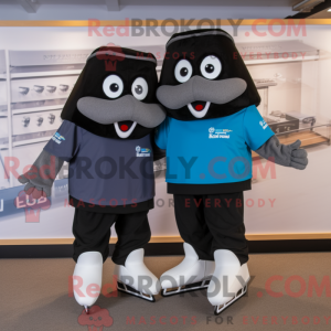 Mascottefiguur van een...