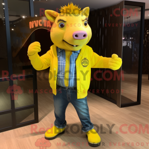 Mascot karakter van een...