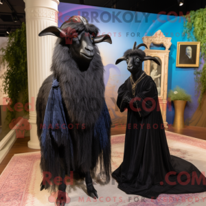 Mascot character of a Black...