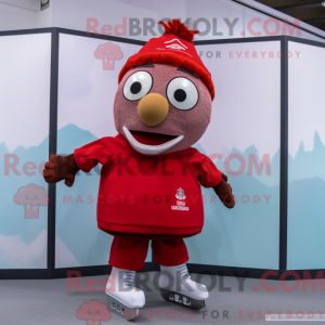 Mascot character of a Red...