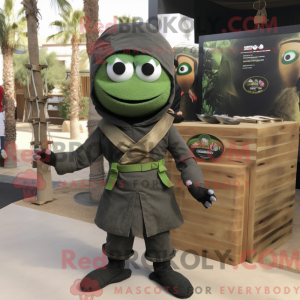 Mascot character of a Olive...