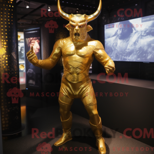 Personagem de máscara de um...