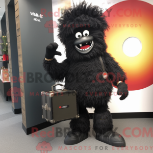 Mascot character of a Black...