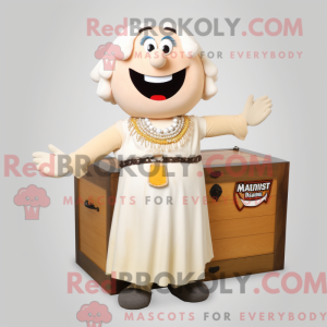 Mascot character of a Cream...