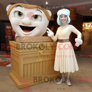 Mascot character of a Cream...