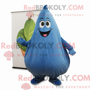 Mascot character of a Blue...