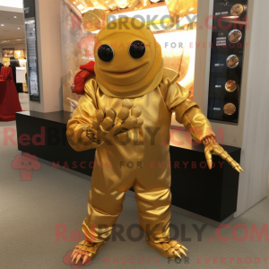 Mascot character of a Gold...