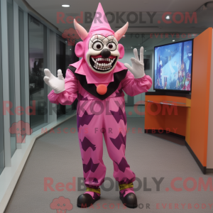 Personagem de máscara de...