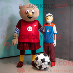 Mascottefiguur van een...