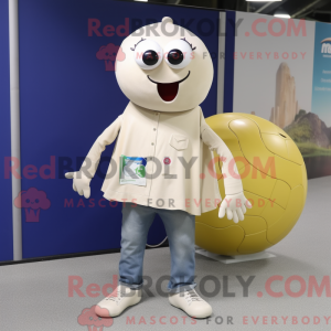 Mascot character of a Cream...