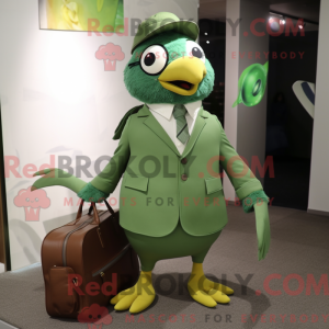 Mascot character of a Green...