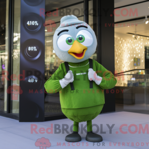 Mascot character of a Green...