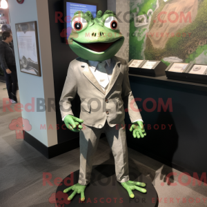 Maskottchen eines silbernen...