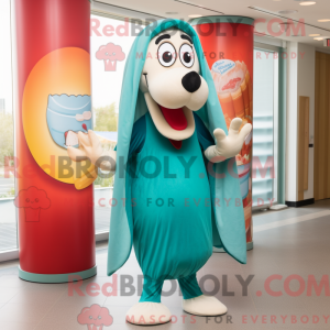 Mascot karakter van een...