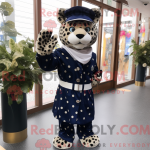 Máscara de leopardo marinho...
