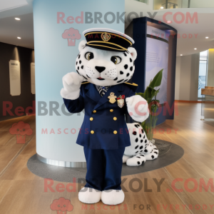 Mascot character of a Navy...