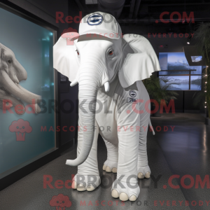 Mascot character of a White...