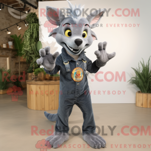 Mascot character of a Gray...