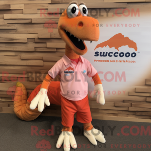 Mascottefiguur van een...
