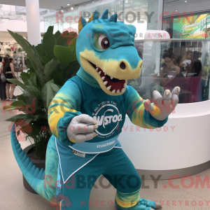 Maskottchen eines Iguanodon...