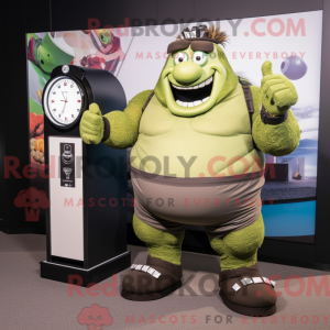 Mascot character of a Olive...