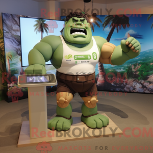Personagem de máscara de...