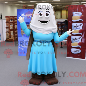 Postava maskota Sky Blue...
