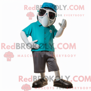 Postava maskota Teal Mime...