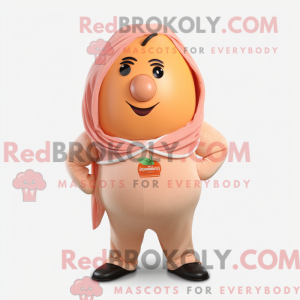 Mascot character of a Peach...