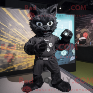 Mascot character of a Black...