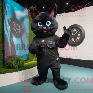 Mascot character of a Black...