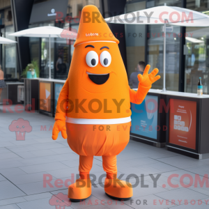 Personaje mascota de Orange...