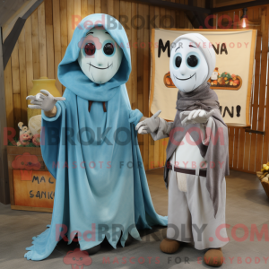 Maskotfigur af en kirkegård...