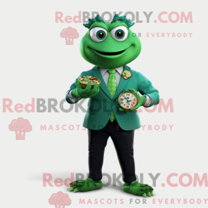 Mascot character of a Green...