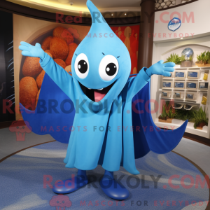 Mascot character of a Blue...