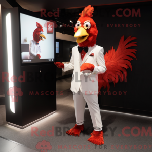 Mascot character of a Red...