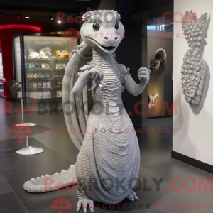 Mascot character of a Gray...