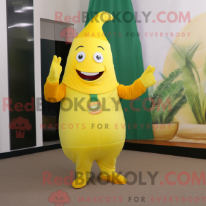 Mascot character of a Lemon...