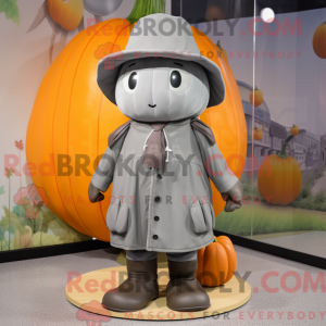Mascot character of a Gray...