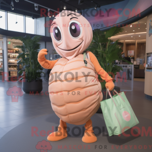 Mascot character of a Peach...