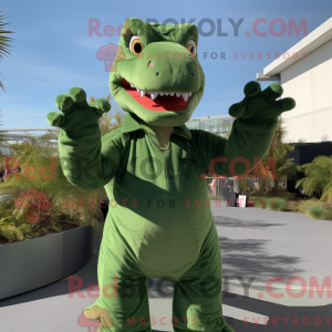 Postava maskota Olive T Rex...