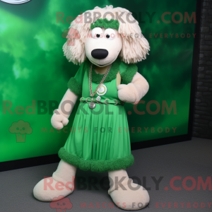 Mascot character of a Green...