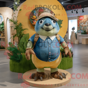 Maskot karakter af en Olive...