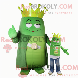 Mascot character of a Green...