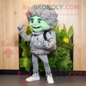 Mascot character of a Gray...