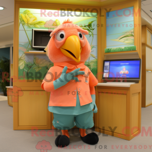 Mascottefiguur van een...