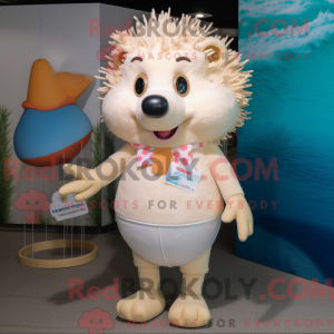 Mascot character of a Cream...